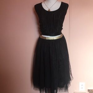 Black tulle skirt